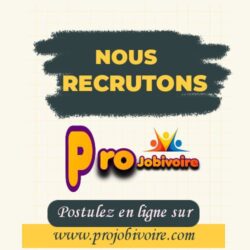 Coordinateur Logistique Projobivoire